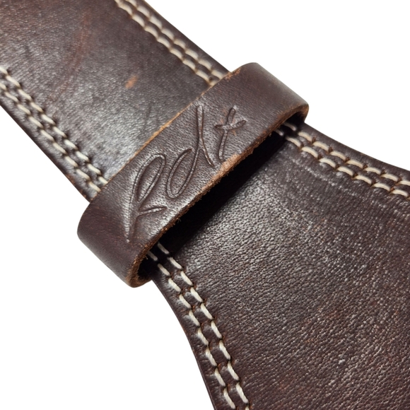 RDX 4" Leather Weightlifting Belt XL – V-Tanned Hand Made Powerlifting Belt - Picture 5 of 14